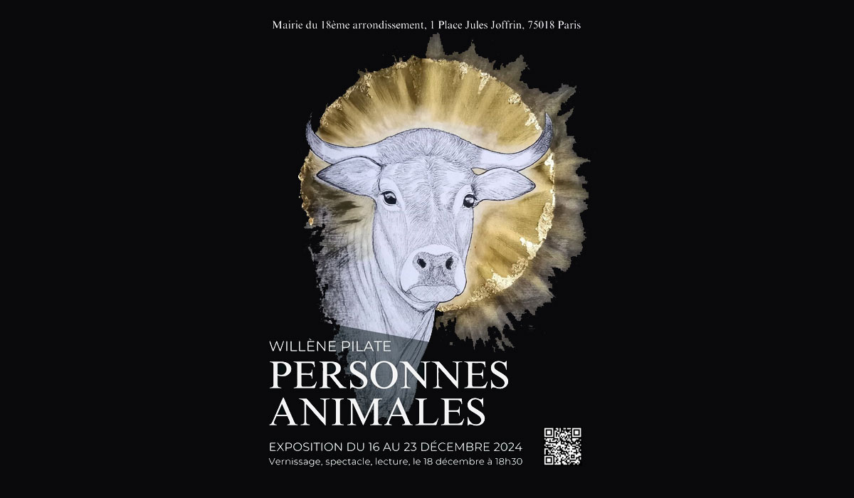 Personnes animales. Exposition à la Mairie du 18ème arrondissement, Paris