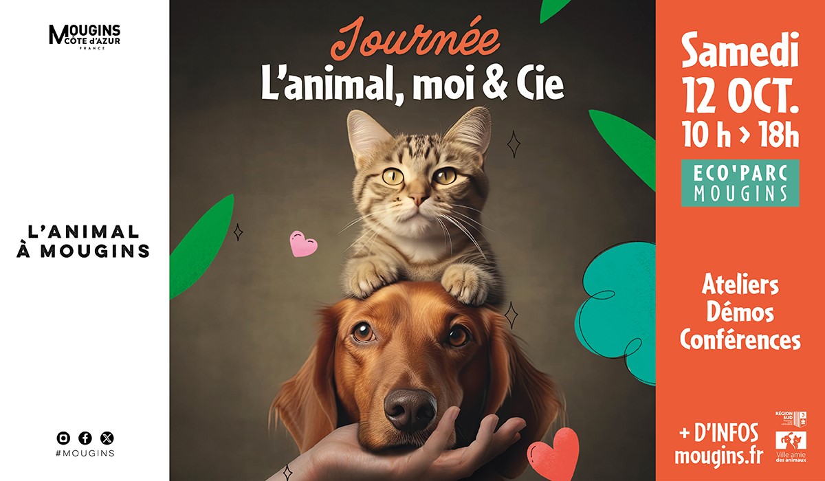 Journée « L’animal, moi & Cie » – Eco’Parc, Mougins Samedi 12 octobre de 10h à 18h