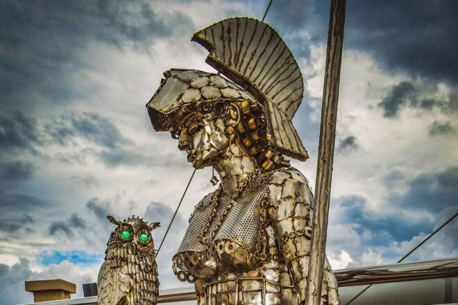 La déesse Athéna et ses animaux Totems