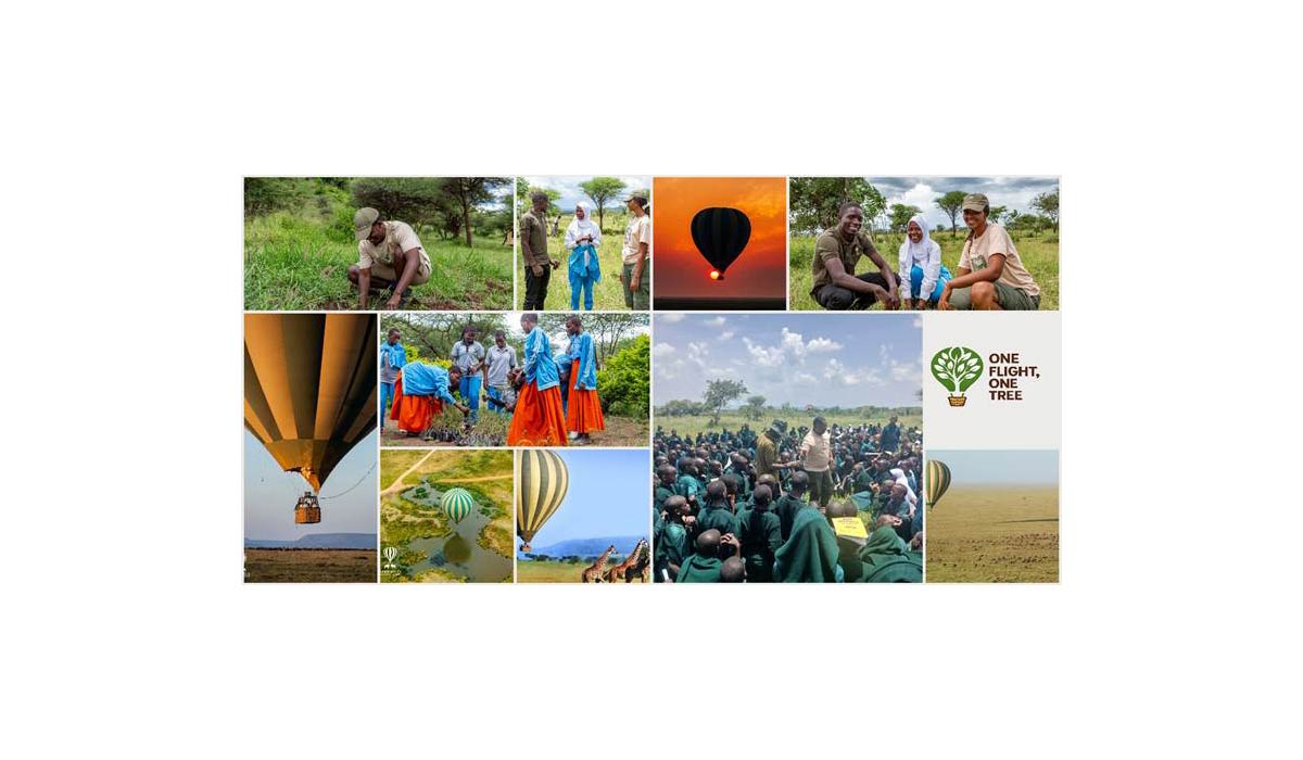 Serengeti Balloon Safaris lance un programme de reforestation massive avec l’Institut Jane Goodall