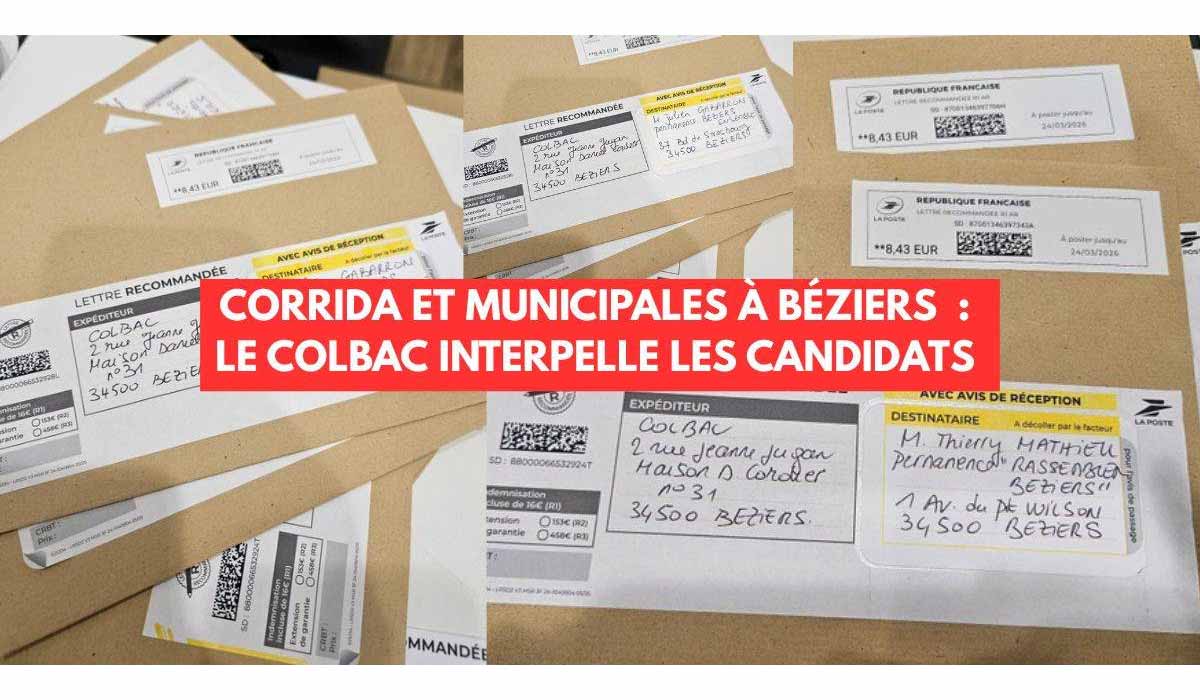 Elections municipales 2026 à Béziers : le COLBAC interroge les candidats sur la corrida