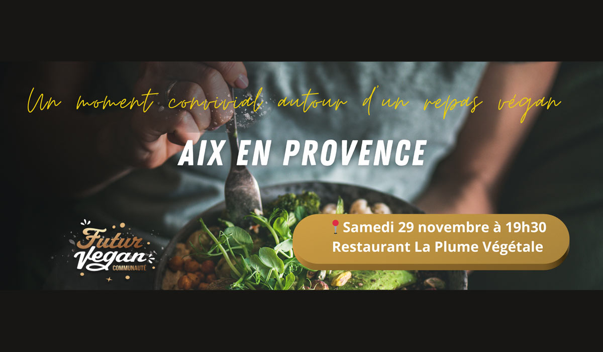 À Aix, des citoyens locaux pour se rassembler autour de l’alimentation végétale, de l’écologie et de la condition animale