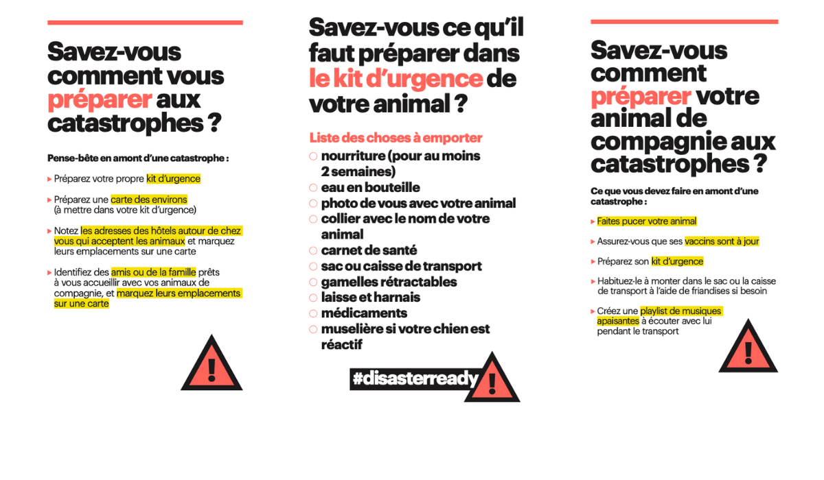 Êtes-vous préparé aux catastrophes ?