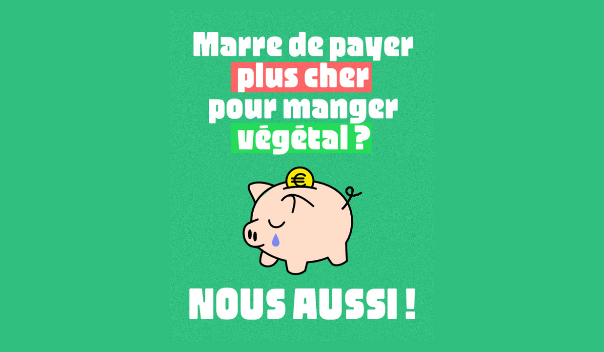 STOP VEGAN TAX : une initiative pour lutter contre les surcoûts facturés sur les options végétales