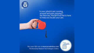MyQR FIND PET : le dispositif idéal pour retrouver vos compagnons à quatre pattes !