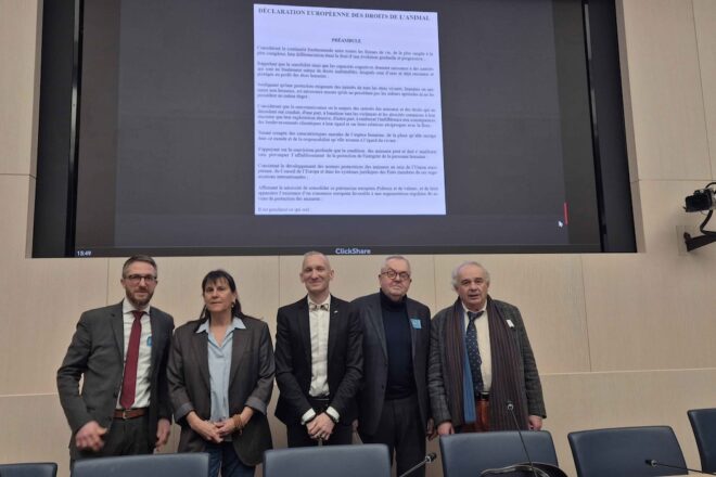 10ème anniversaire de l’article 525-14 du Code civil et lancement de la Déclaration européenne des droits de l’animal