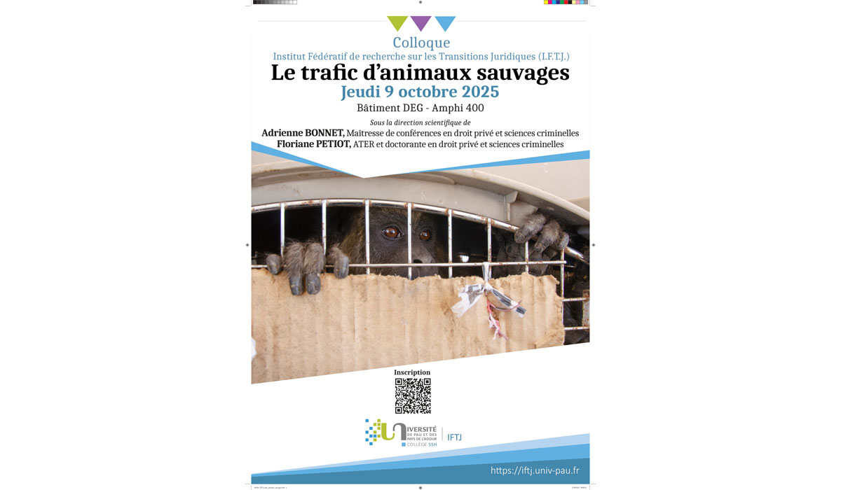 Un colloque à Pau sur le trafic d’animaux sauvages